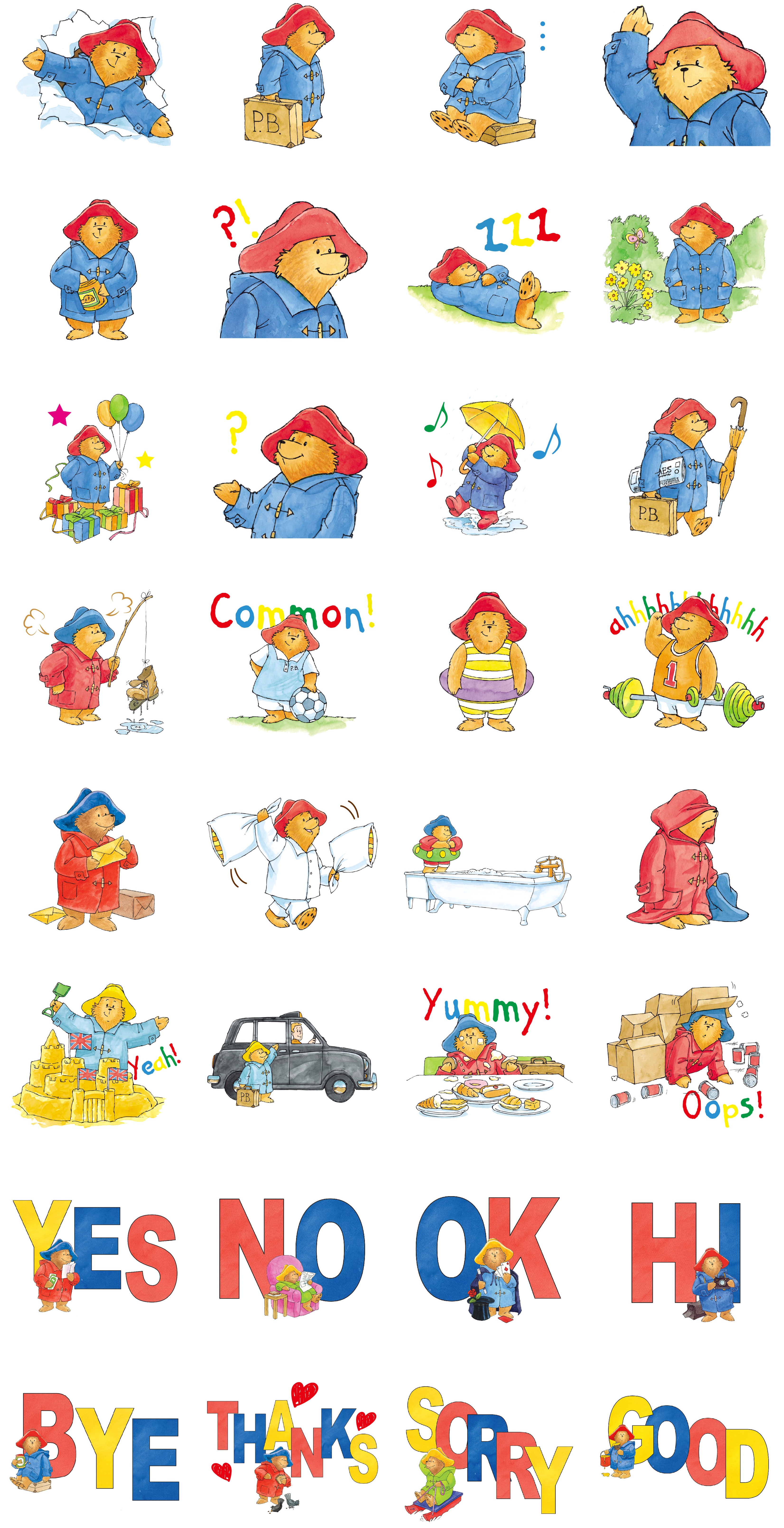 Paddington Bear パディントン ベア パディントン ベア ｌｉｎｅスタンプ発売中